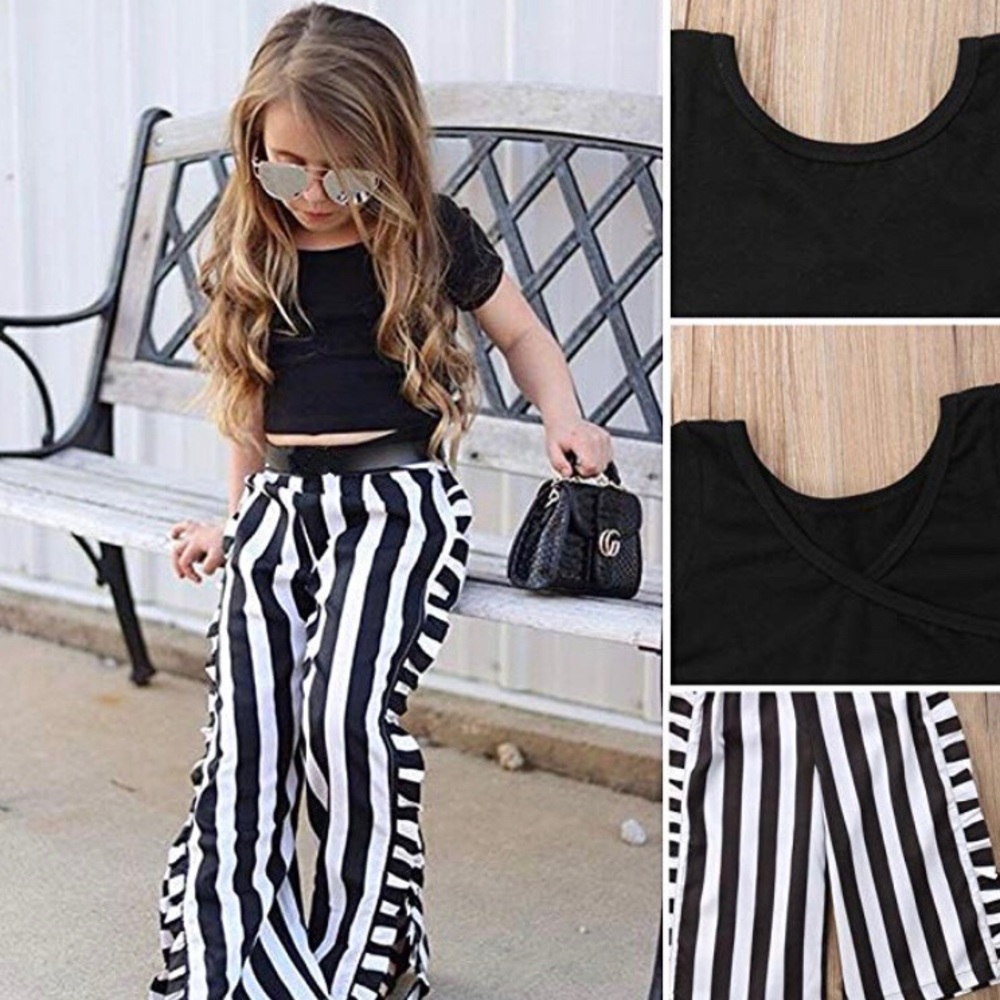White/black outfit